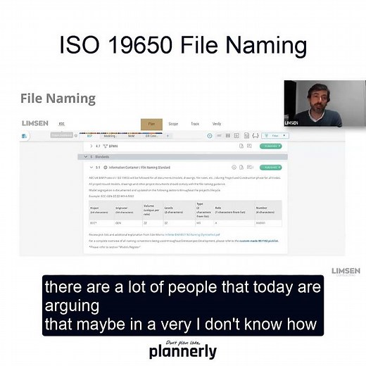 ISO 19650 File Naming in the Plannerly BEP