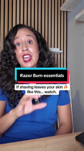 Razor burn happens when shaving damages the skin barrier, causing redness, irritation, and stinging. I use a skin repair ointment with allantoin and barrier-supporting ingredients to calm inflammation and protect post-shave skin. Perfect for sensitive skin, bikini line, underarms, legs, and face. @Terrasil #razorbumps #razorburn #irriatedskin