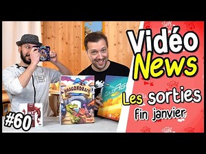 Board game releases at the end of January (videonews #60)