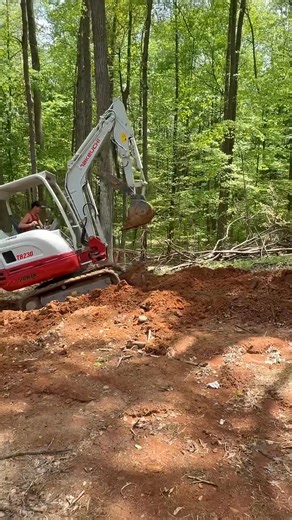 Moving dirt with a mini excavator ￼ | Daily construction