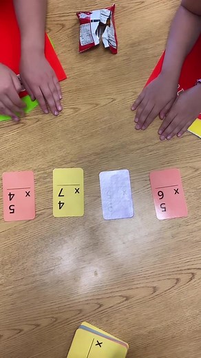 Making math fun! 💯 We love to see how ms.stephanieshaw (via IG) uses our Multiplication Flash Cards in the classroom for a competitive game of slap jack! 🙌🙌🙌 #teachersoftiktok #mathisfun #mathletes #teachertok #teacherlife #teachersarethebest