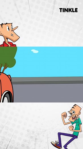 Watch out for Suppandi is hitting the road of hilarity!😅 #suppandi #tinkle #comicbooks #comics #funny | Tinkle Comics Studio