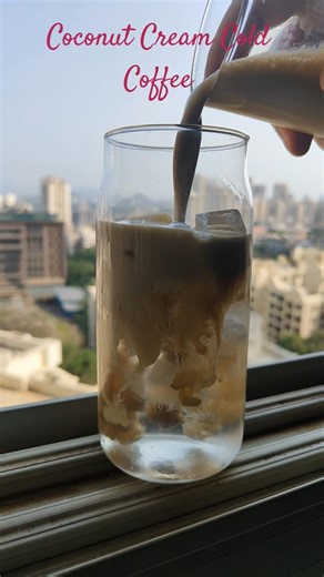 Cold Coffee Recipe Coffee #coffee #coldcoffee #coconutcoffee #cafe #asmr #coffeelover #coffeerecipe