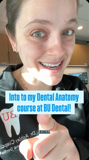Dr. Ciapciak on Instagram: "I love my jobs as a private practice owner, practicing dentist, clinical supervising faculty, and content creator, but being the course director of dental anatomy at @budental always feels like a dream come true! I’m so excited for this semester to get underway!! Shout out to @drdrewballard and @labguycurt for their incredible content! #dentist #drciapciak #dentalanatomy"