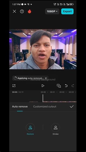 🚀video background change | how to video background change editing