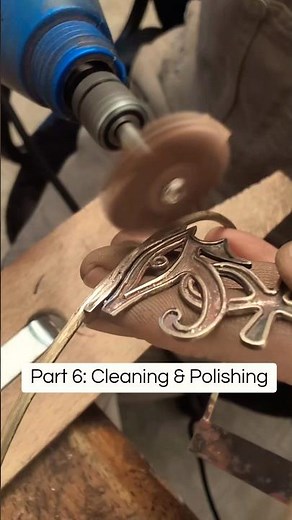 part 6: Polishing And Finishing Brass Arm Cuff Bracelet #jewelrymaking #bracelet