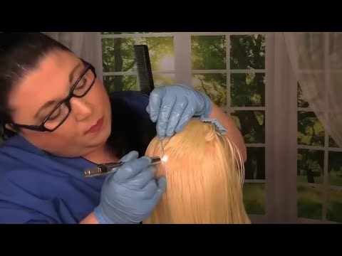 ASMR Mole Inspection (Scalp Check, Light Triggers, Rat Tail Comb, Whispering) Medical Roleplay
