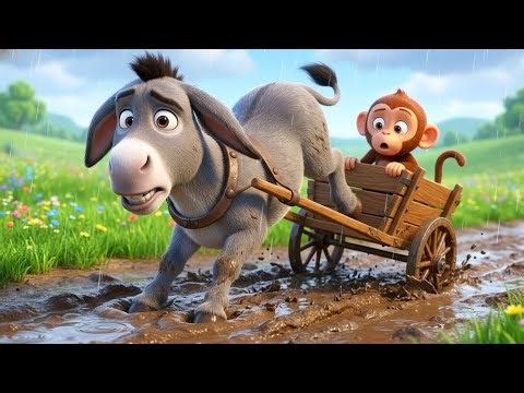 Donkey and Monkey Story | Kids Learning Story About Problem Solving | Kids Cartoons Video
