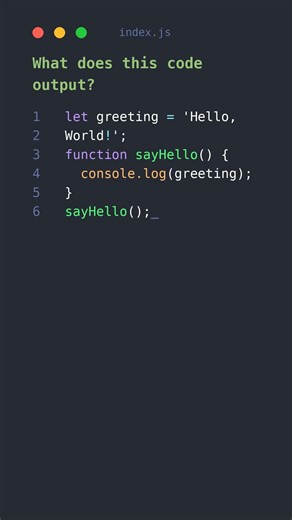 JavaScript Tutorial: Variables & Functions 🤔 🚀 #javascript #viral #coding