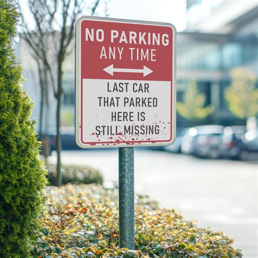 Funny No Parking Sign Printable – Reserved Parking, Tow Away Zone (digital Download) - Etsy