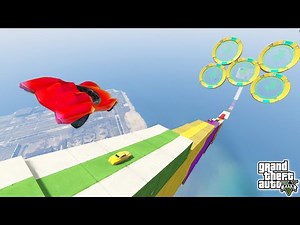 100.000% People Play Candy crush After This Mega Ramp Challenge in GTA 5!