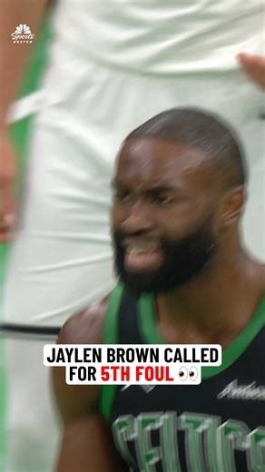 NBC Sports Boston on Instagram: "Unsuccessful challenge will cause the Celtics to send JB to the bench with his 5th foul of the night"