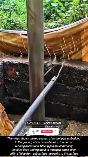 Steel Pipe Used in Oil Extraction and Refining Operations !! #innovation #tool