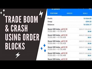 How to use Order Blocks on Boom and Crash