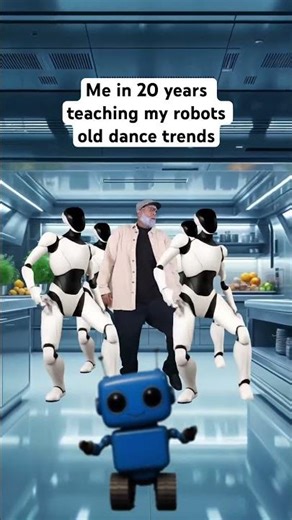 Me in 20 years, teaching my robots old dance trends ￼#shorts
