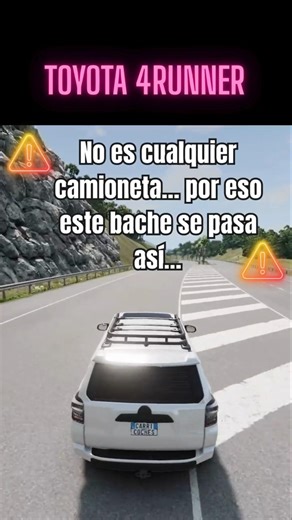 Toyota 4runner vs bache gigante. ¿crees que podrá con el reto? #toyota4runner #shortsviral #shorts