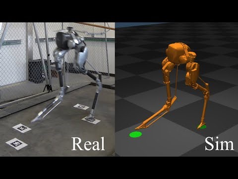 Learning Dynamic Bipedal Walking Across Stepping Stones