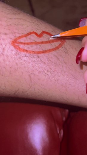 Creative Arm Art: Drawing with Lipstick Marks