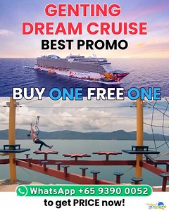 49 reactions · 20 shares | ❣️【BUY 1 FREE 1】 Genting Dream Cruise Rooms Sumptuous MEALS World-Class ENTERTAINMENT朗 PM / WhatsApp +65 9390 0052 for 1-FOR-1 DREAM CRUISE now殺 | Weekend Go Where Singapore | Facebook