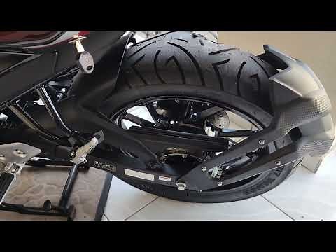 EXCLUSIVO: Fazer 250 Fz25 2024 Com Paralama Traseiro, Mudguard, Anti Spray, Corta Neve.