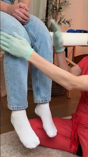 Asmr knee exam #relax #asmr #relaxing #tingles #asmrvideos #satisfying #oddlysatisfying #sleep #love