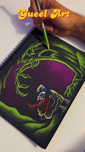 El Bosque 🎃 #art #arte #artista #gueelart #smile #dibujo #new #reel #reela #disney #princesa #princes #blancanieves | Gueelart