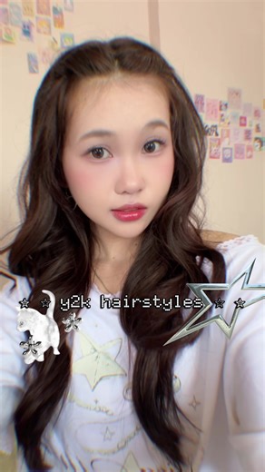 easy y2k hairstyles tutorial 🐈‍⬛🐈‍⬛⋆✰˖ #y2k #hairstyletutorial #y2khairstyle #hairstyleideas #hairinspo