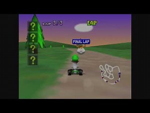 Mario Kart 64 - Yoshi Valley gameplay (N64, 150cc, 1st place)