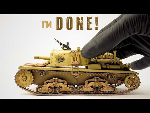 The Tamiya 1/35 Semovente is Done! - I Almost Quit!