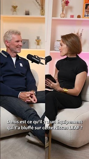 Denis Brogniart's favorite feature on the Nissan LEAF