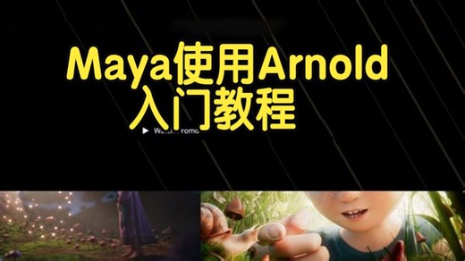 【国语】Maya中使用Arnold所需了解的一切入门教程-动画艺术学院