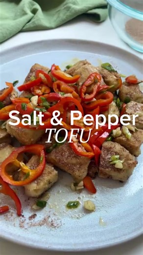 Crispy salt and pepper tofu inspired by Nobu recipe
