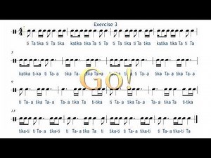 Syncopation Rhythm Exercise To Strengthen Your Sight Reading on Piano, Guitar, Violin, Drum, etc.