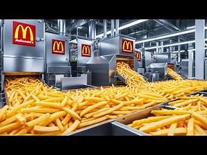 Inside a McDonald’s French Fry Plant:From Farm-GrownPotatoes to Golden Fast-Food Fries(Full Process)