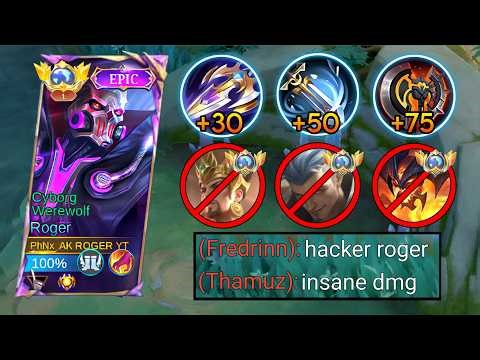 WHEN ROGER USED THIS 3 ITEMS COMPLETELY CHANGE THE GAME [ RECOMMENDED BUILD 2026 ] | MLBB