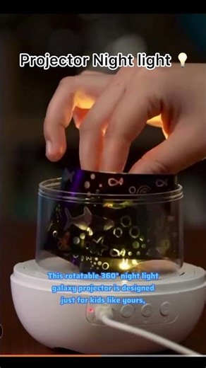 STARRING NIGHT LIGHT GALAXY PROJECTOR FOR BEDROOM 💡#nightlight #projectorlight