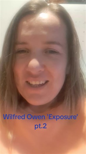Wilfred Owen 'Exposure' part 2! #poetryAQA #EnglishGCSE #Exposure #EnglishGCSErevision #EnglishLiterature