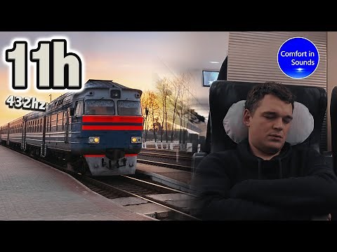 Diesel Train Interior Ambience Sound to Sleep Deeply, White Noise, Reduce Anxiety, No Thinking