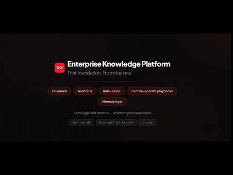 Enterprise Knowledge Platform