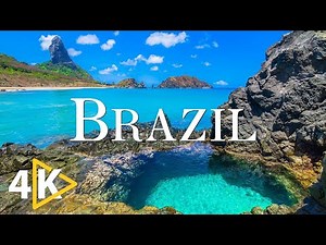 Brazil 4K Nature Escape | Lush Rainforests, Waterfalls & Calming Music