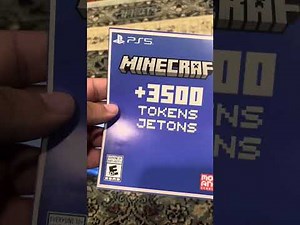 Unboxing Minecraft PS5