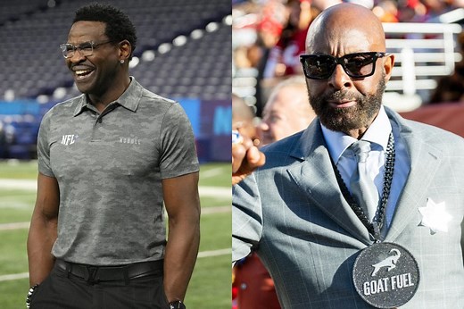 "Some people can't run a clock" - When Michael Irvin explained why Jerry Rice ran a slow 4.7s 40-yard dash