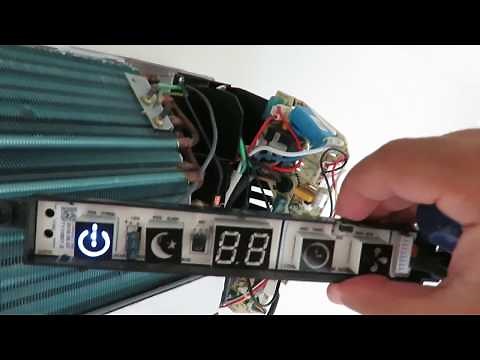 Partes de un aire acondicionado mini split. Unidad Interior