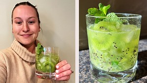 Kiwi mojito mocktail recipe