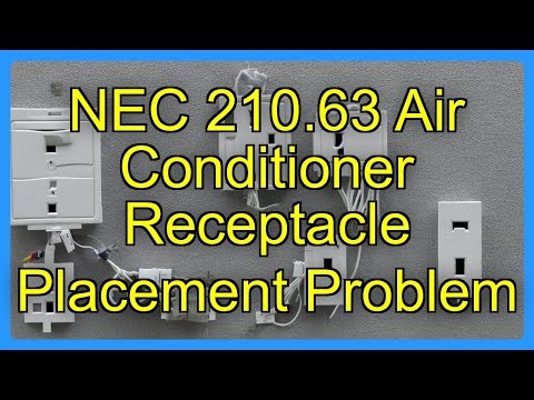 NEC 210.63 Air Conditioner Receptacle Placement Problem