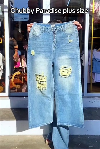 Plus size jean ❤️✨#plussize #chubby #chubbyparadise #jean #tiktok