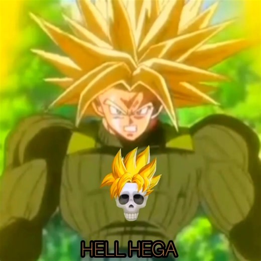 trunks vs vegeta fight (dbz) #anime