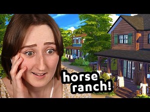 i built an ENTIRE NEIGHBORHOOD in the sims