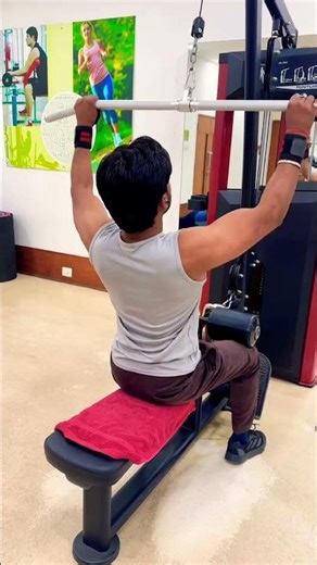 Back workout at gym | Back workout with dumbbells | back workout at home #shortsvideo #shorts #gym