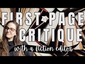 Editor critiques the first page of a Cyberpunk novel!
